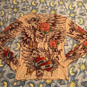 Y2K mesh long sleeve!